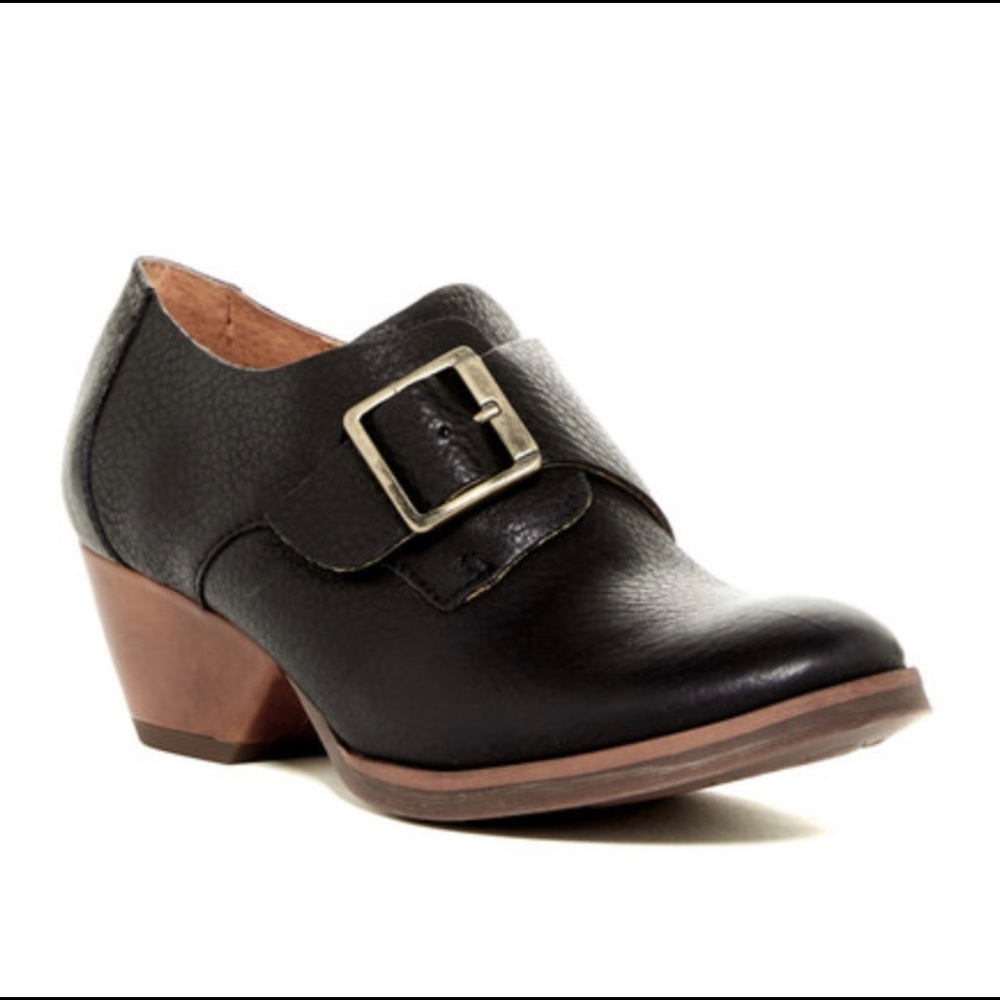 🦉Kork Ease Little Monk Strap Black Bootie Size 7